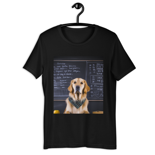 Golden Retriever Teacher Unisex t-shirt