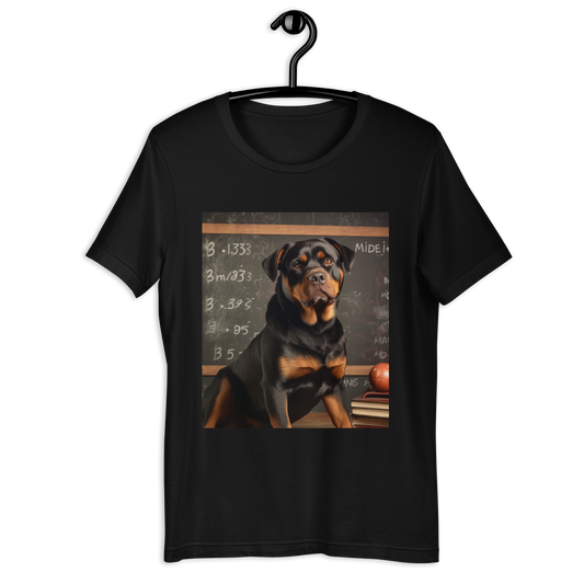 Rottweiler Teacher Unisex t-shirt