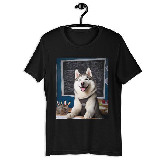 Siberian Husky Teacher Unisex t-shirt
