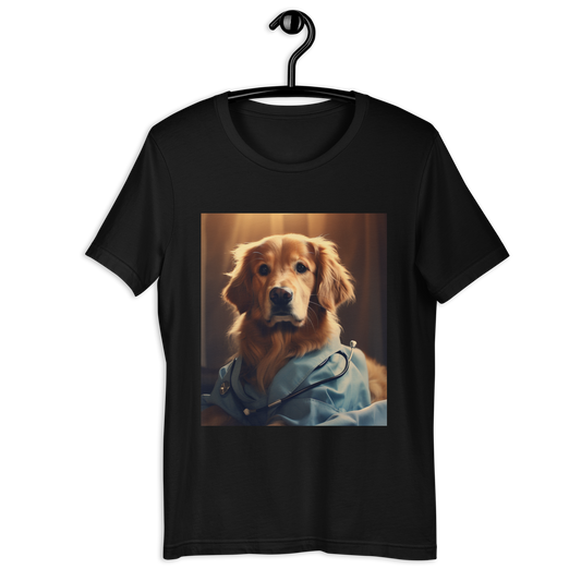 Golden Retriever Nurse Unisex t-shirt