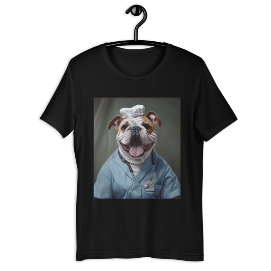 Bulldog Nurse Unisex t-shirt