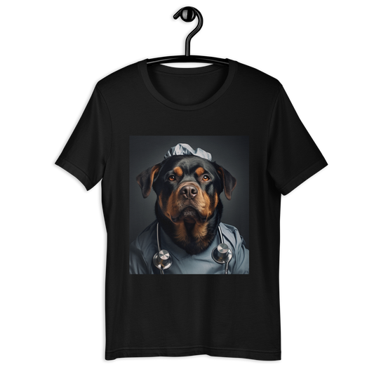 Rottweiler Nurse Unisex t-shirt