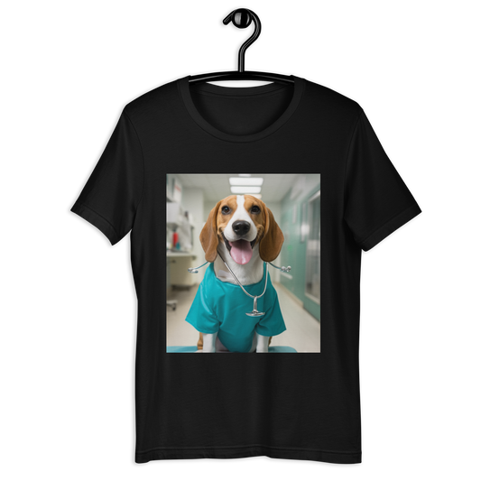 Beagle Nurse Unisex t-shirt