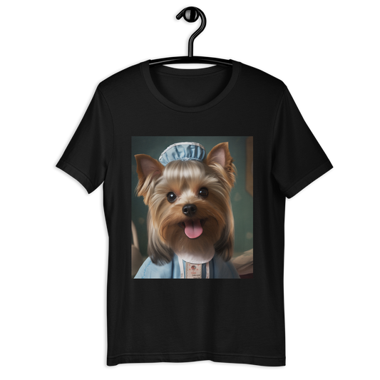 Yorkshire Terrier Nurse Unisex t-shirt
