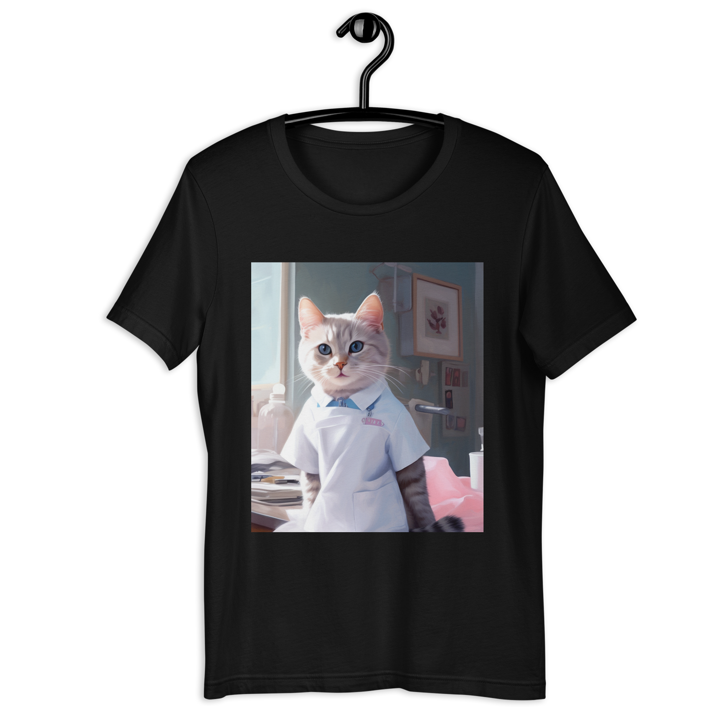 Domestic Shorthair Nurse Unisex t-shirt