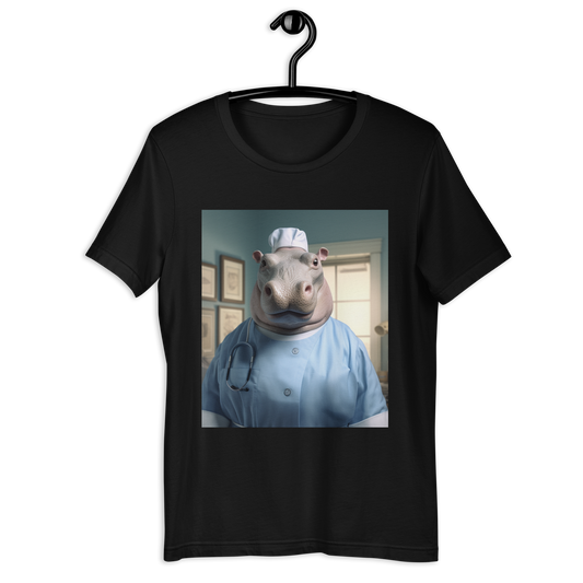 Hippo Nurse Unisex t-shirt