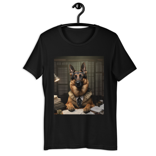 German Shepherd Accountant Unisex t-shirt
