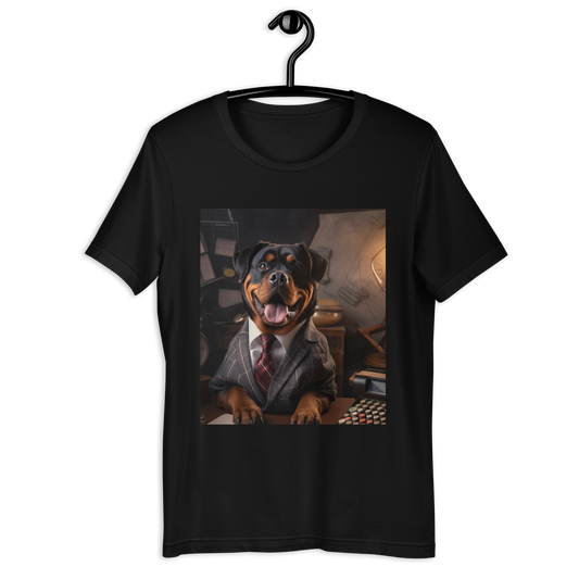 Rottweiler Accountant Unisex t-shirt
