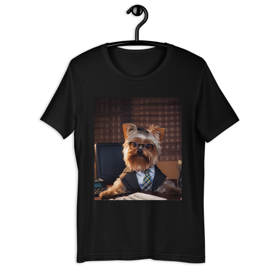 Yorkshire Terrier Accountant Unisex t-shirt