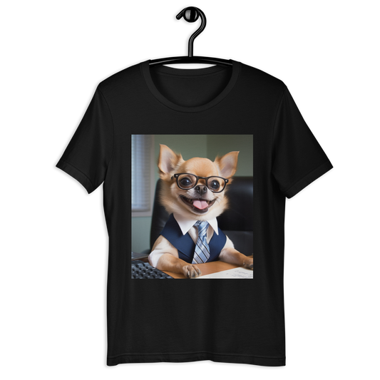 Chihuahua Accountant Unisex t-shirt