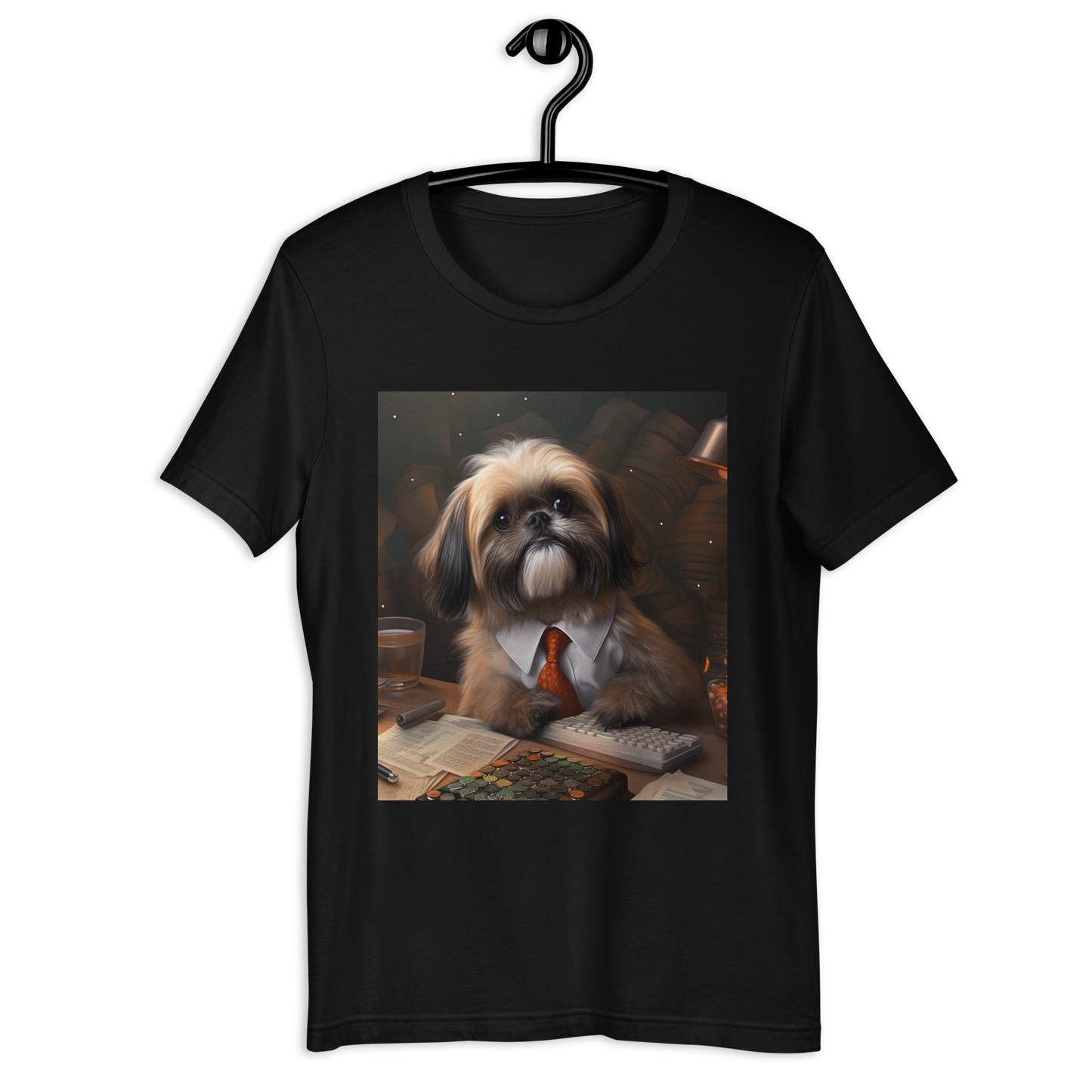 Shih Tzu Accountant Unisex t-shirt