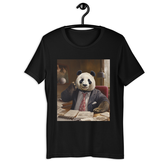 Panda Accountant Unisex t-shirt