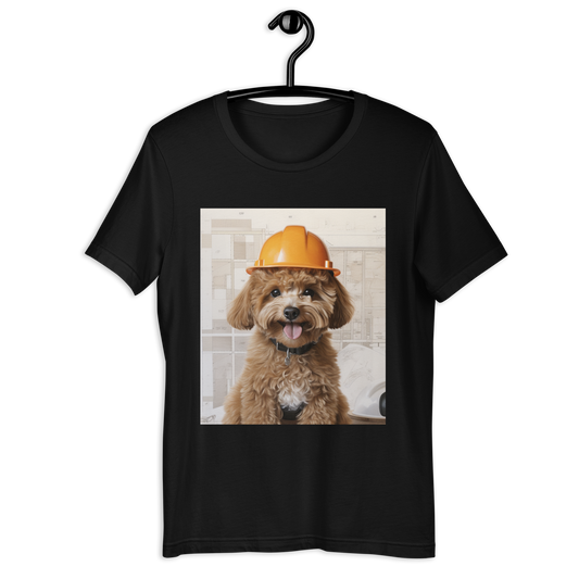 Poodle Architect Unisex t-shirt