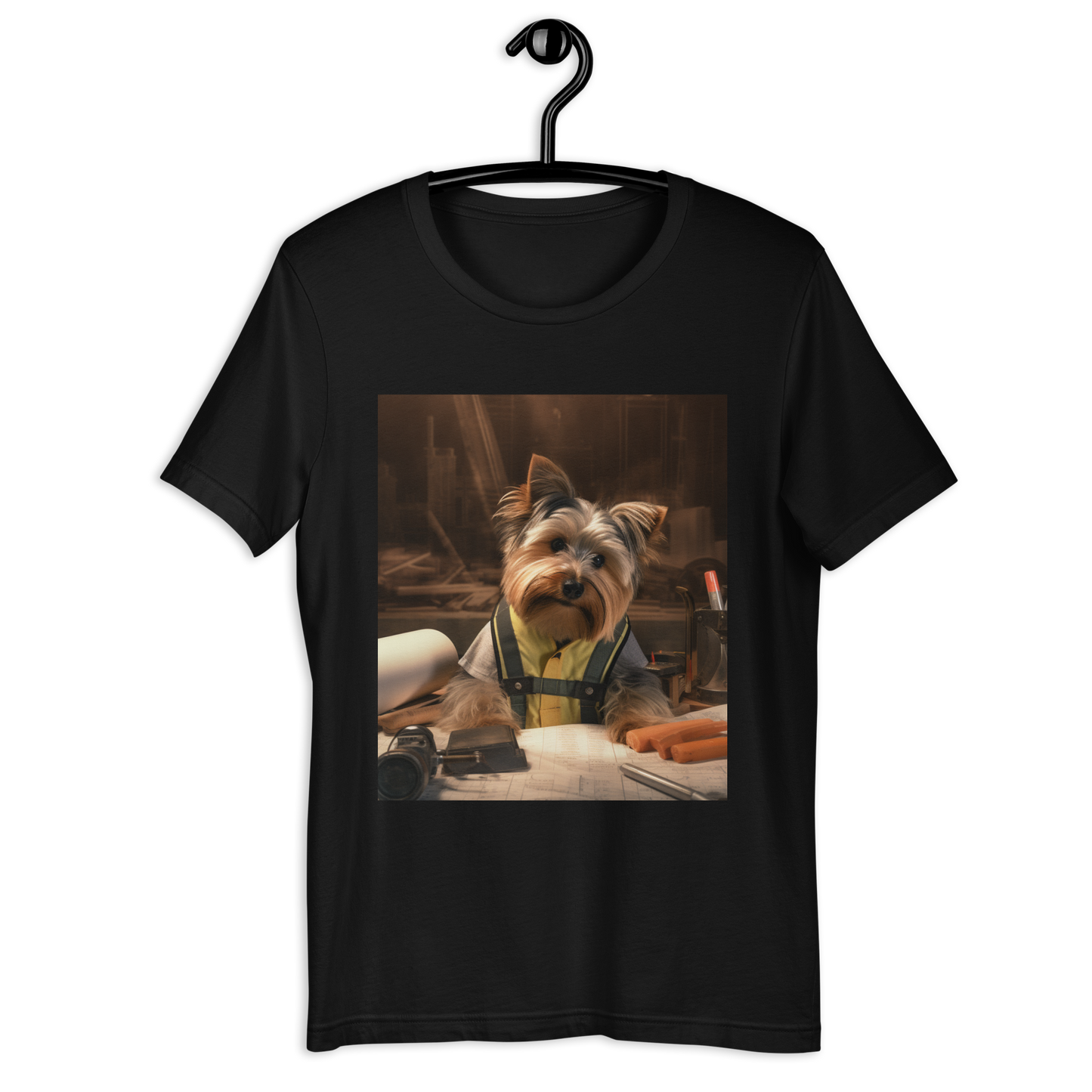 Yorkshire Terrier Architect Unisex t-shirt