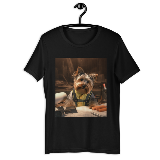 Yorkshire Terrier Architect Unisex t-shirt