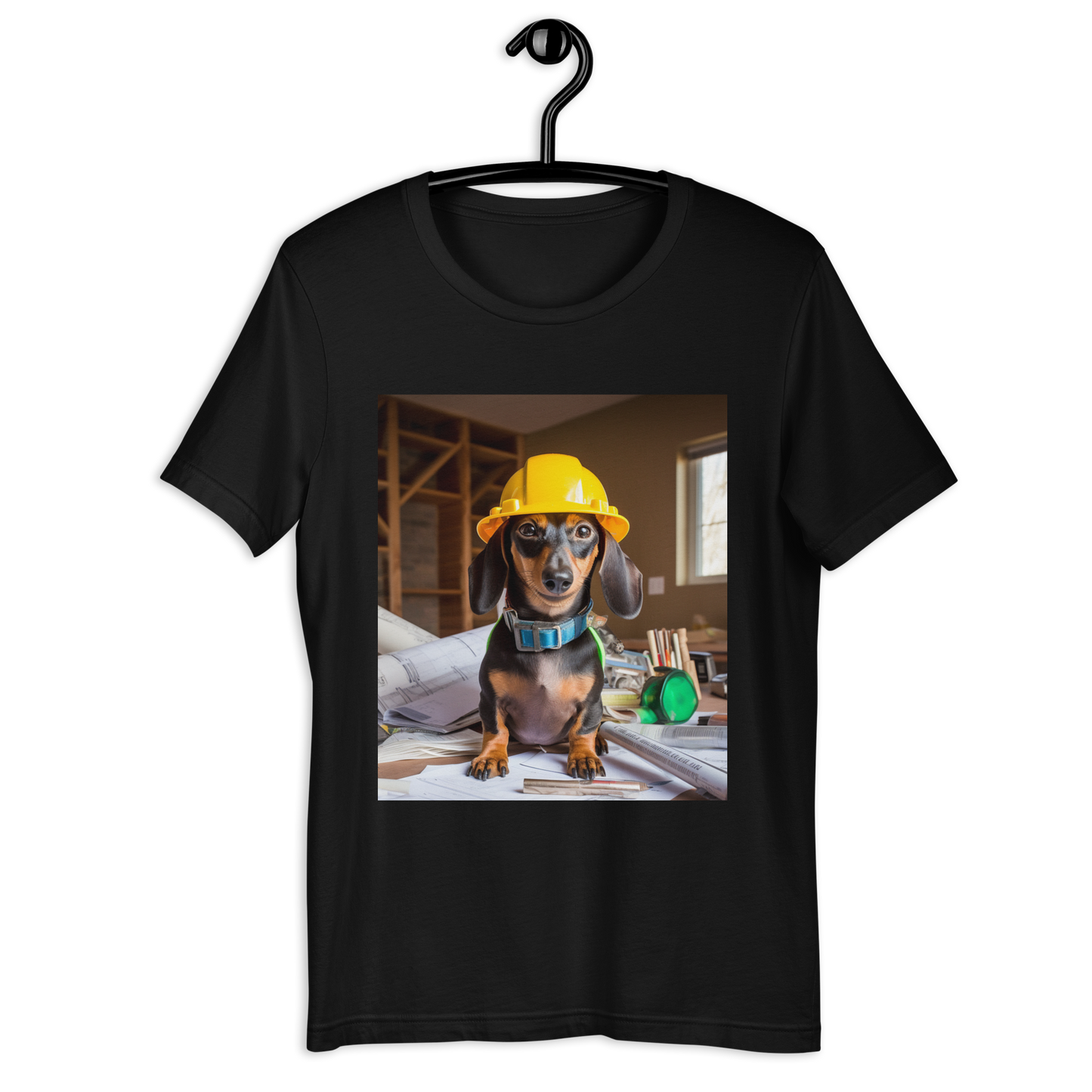 Dachshund Architect Unisex t-shirt