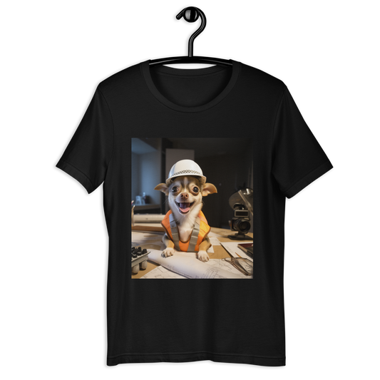 Chihuahua Architect Unisex t-shirt