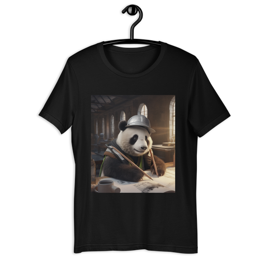 Panda Architect Unisex t-shirt