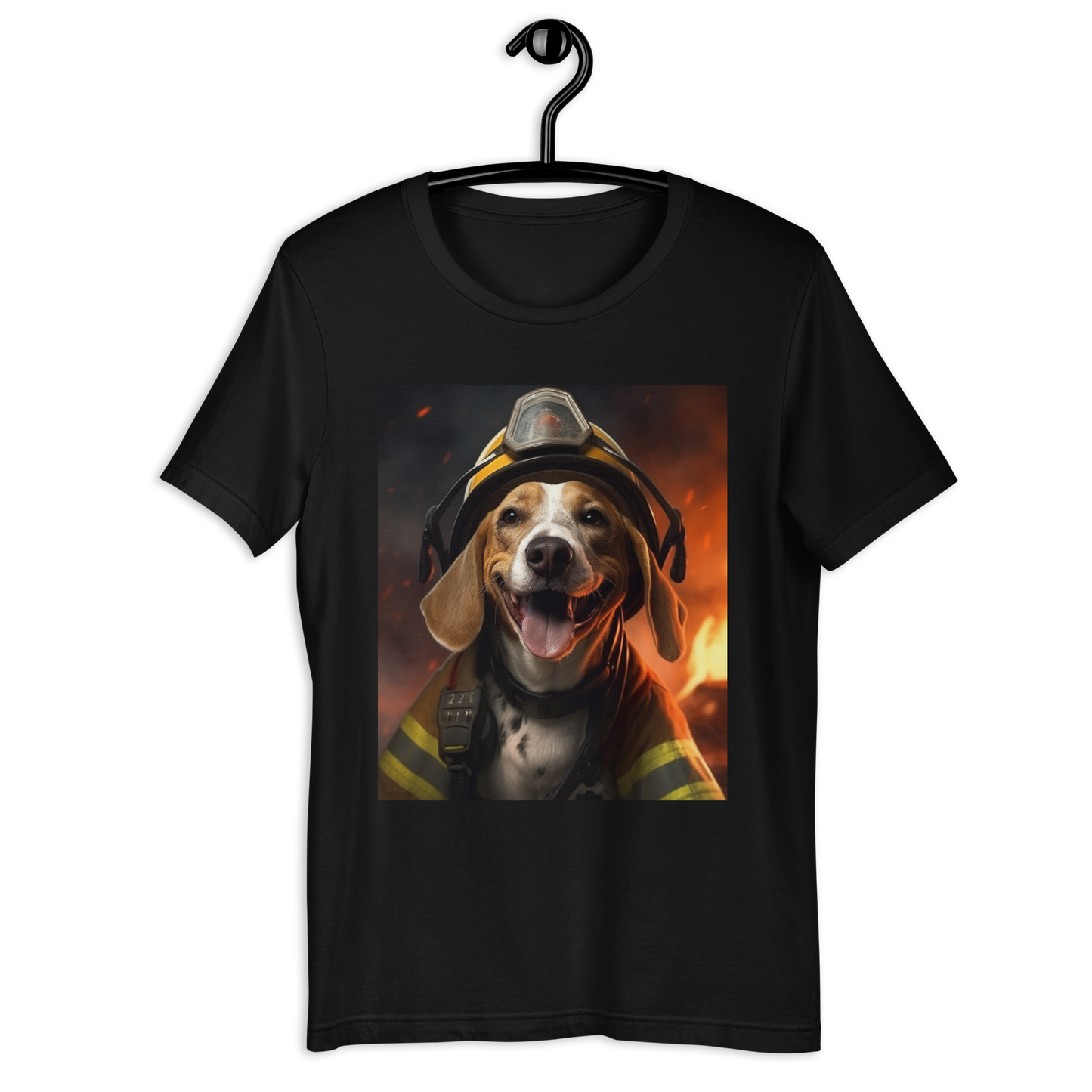 Beagle Firefighter Unisex t-shirt