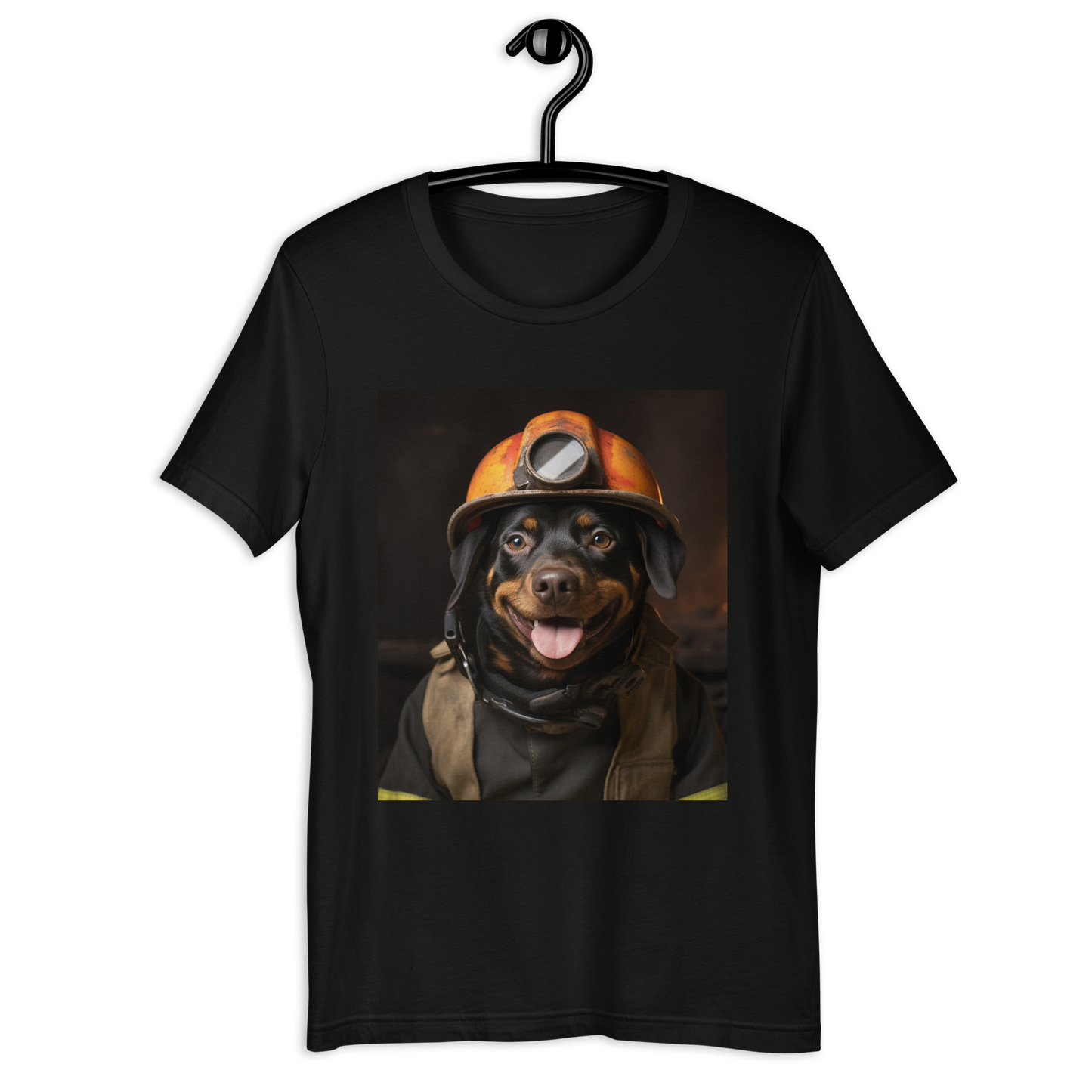 Rottweiler Firefighter Unisex t-shirt