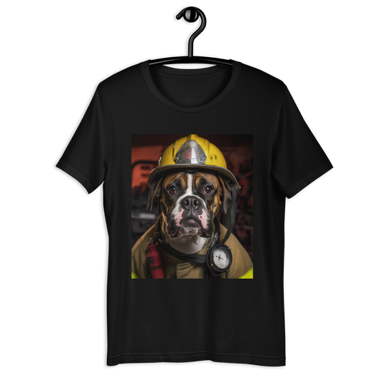 Boxer Firefighter Unisex t-shirt