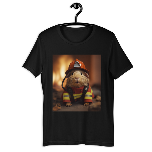 Guinea Pigs Firefighter Unisex t-shirt