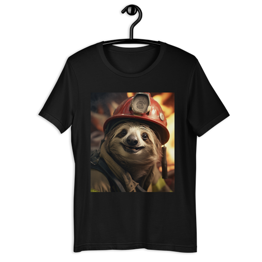 Sloth Firefighter Unisex t-shirt