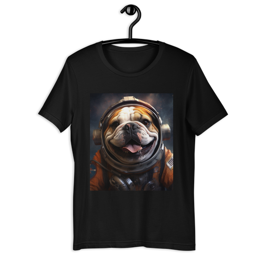 Bulldog Astronaut Unisex t-shirt