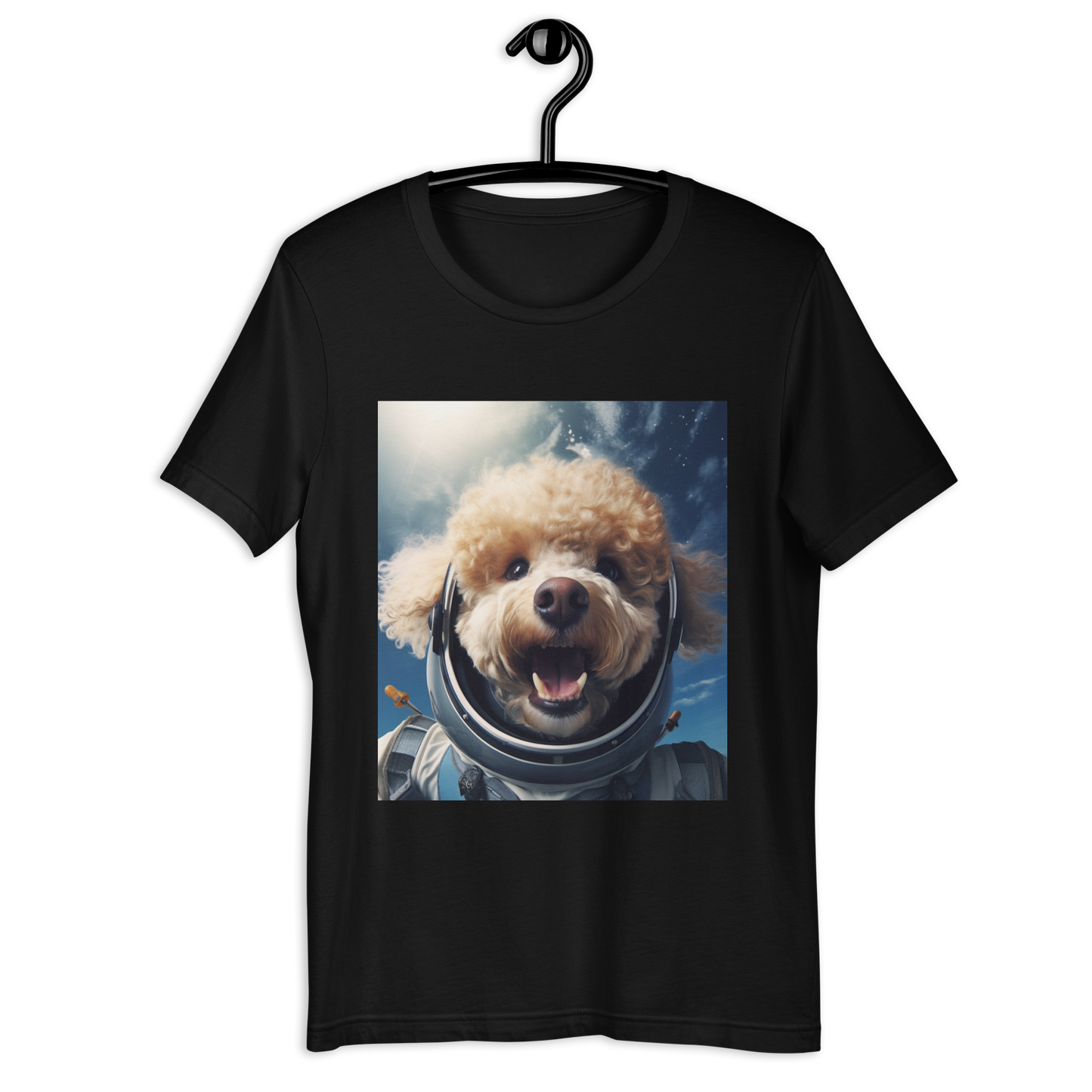 Poodle Astronaut Unisex t-shirt