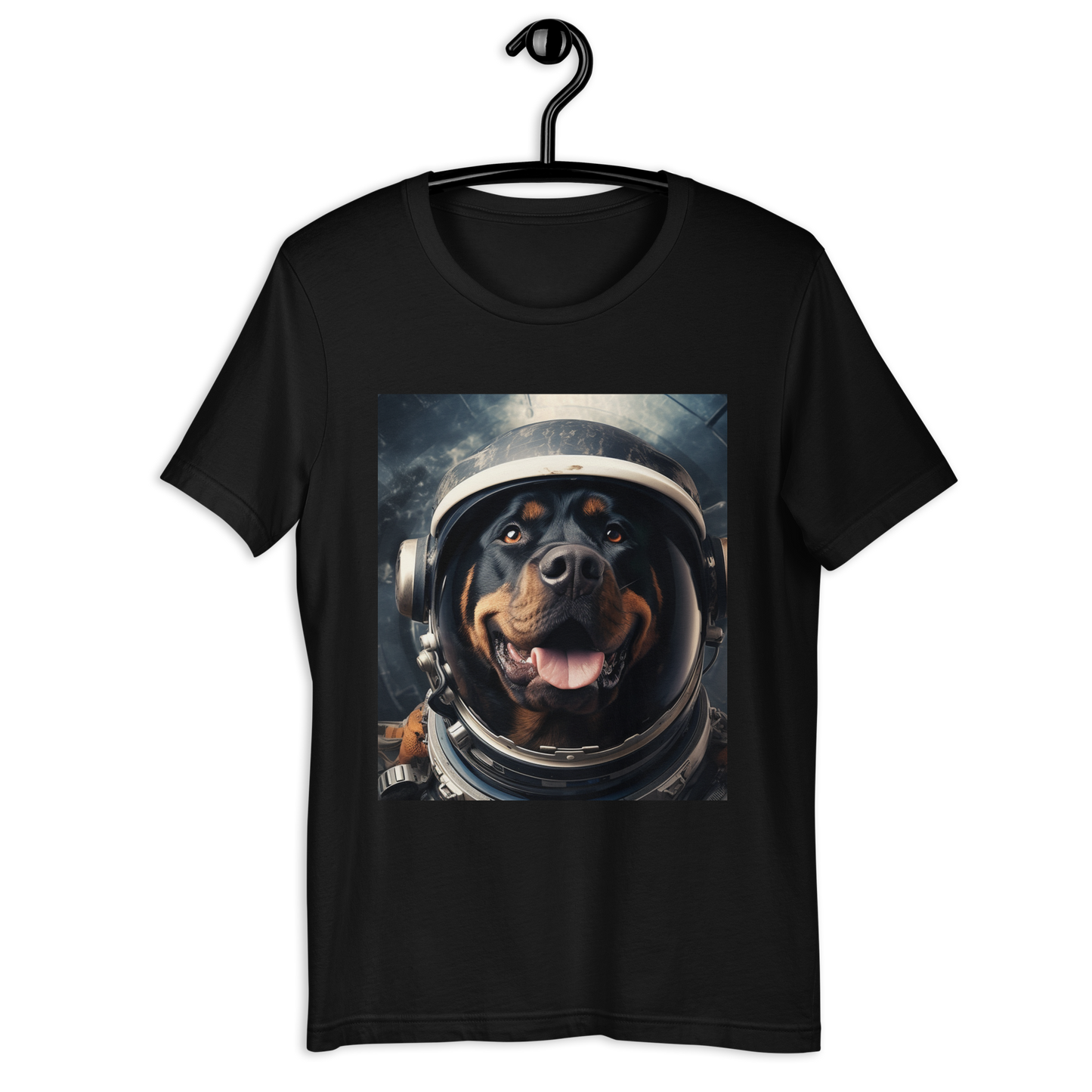 Rottweiler Astronaut Unisex t-shirt