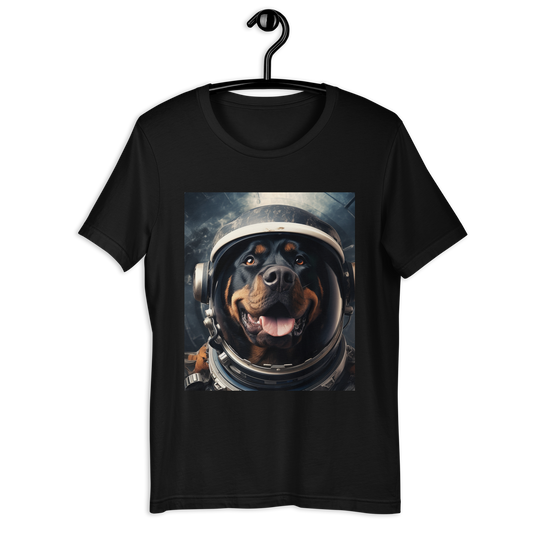 Rottweiler Astronaut Unisex t-shirt