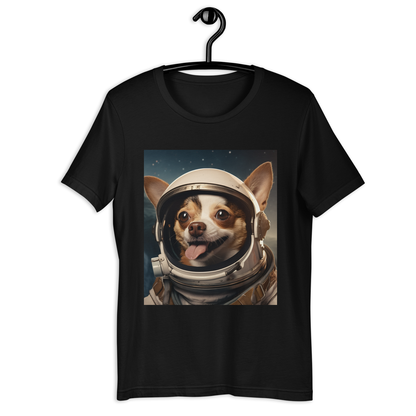 Chihuahua Astronaut Unisex t-shirt