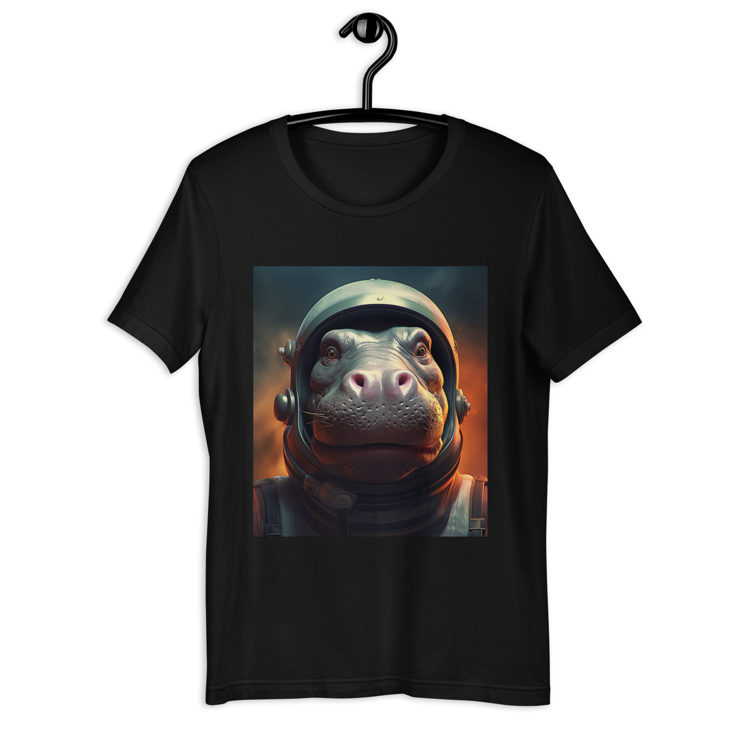 Hippo Astronaut Unisex t-shirt