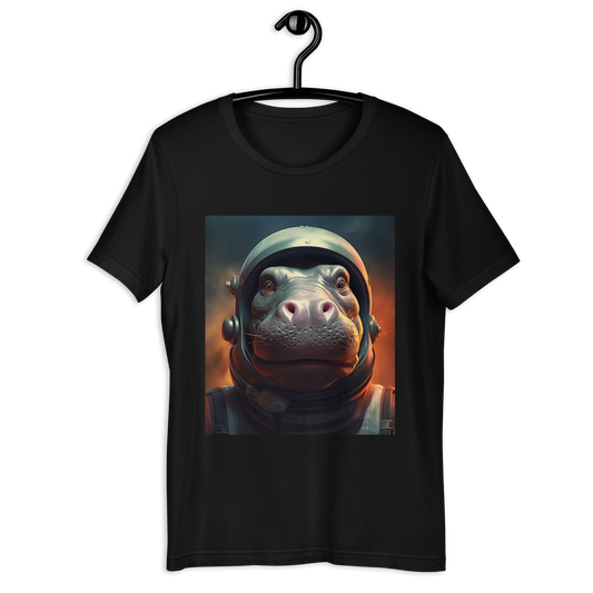 Hippo Astronaut Unisex t-shirt
