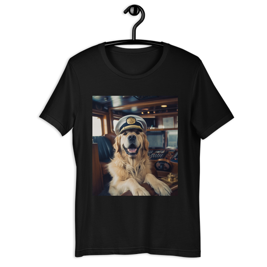 Golden Retriever CruiseShipCaptain Unisex t-shirt