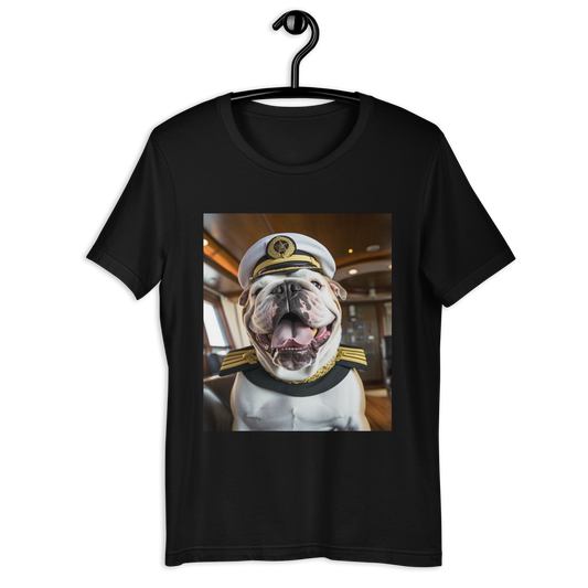 Bulldog CruiseShipCaptain Unisex t-shirt