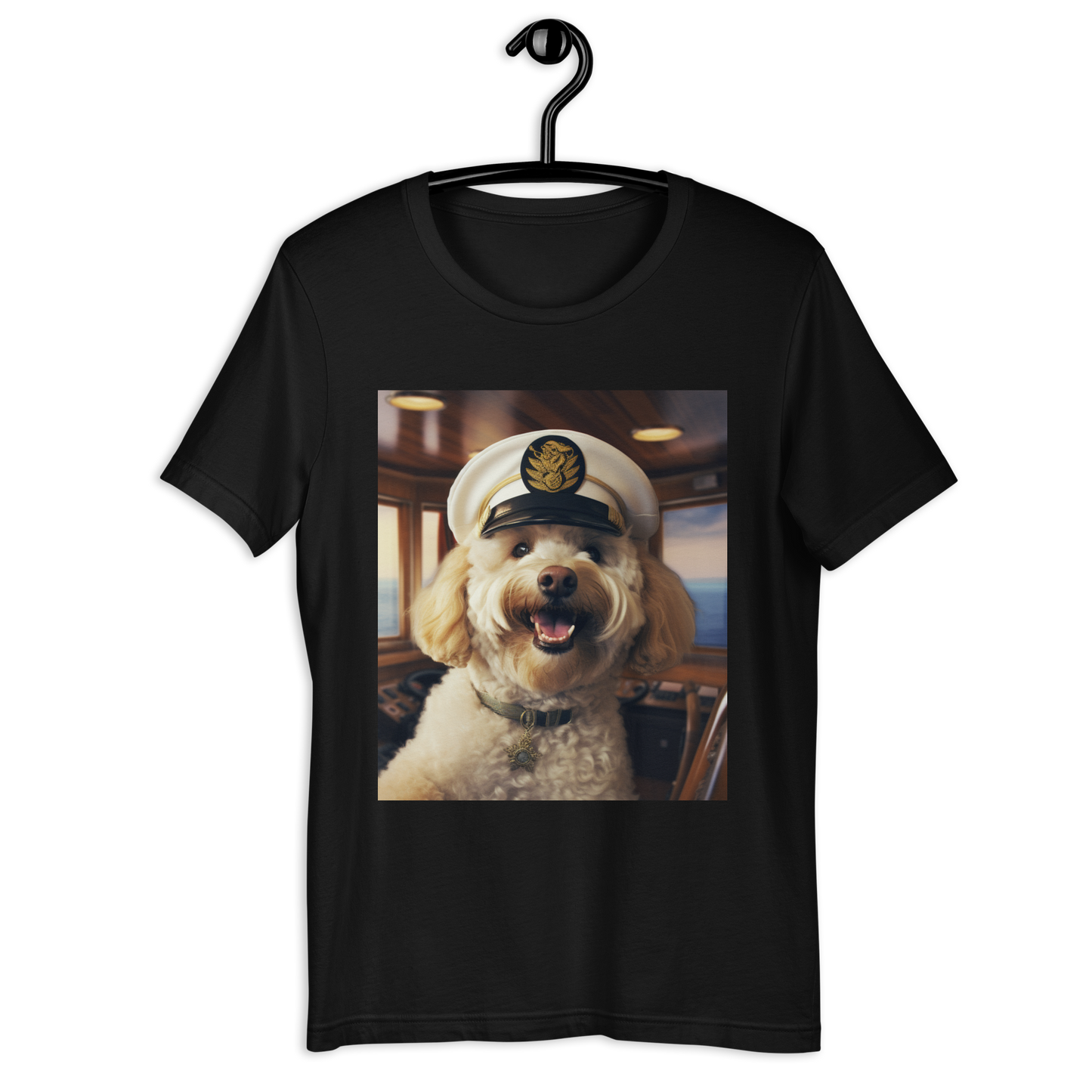 Poodle CruiseShipCaptain Unisex t-shirt