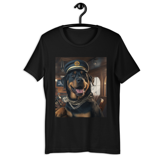 Rottweiler CruiseShipCaptain Unisex t-shirt