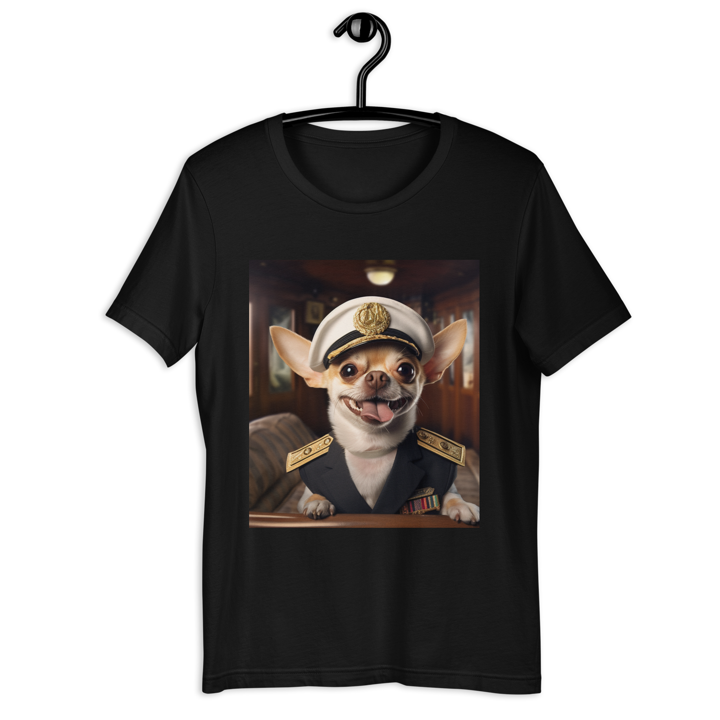 Chihuahua CruiseShipCaptain Unisex t-shirt