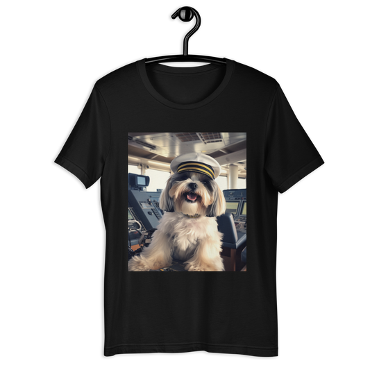 Shih Tzu CruiseShipCaptain Unisex t-shirt