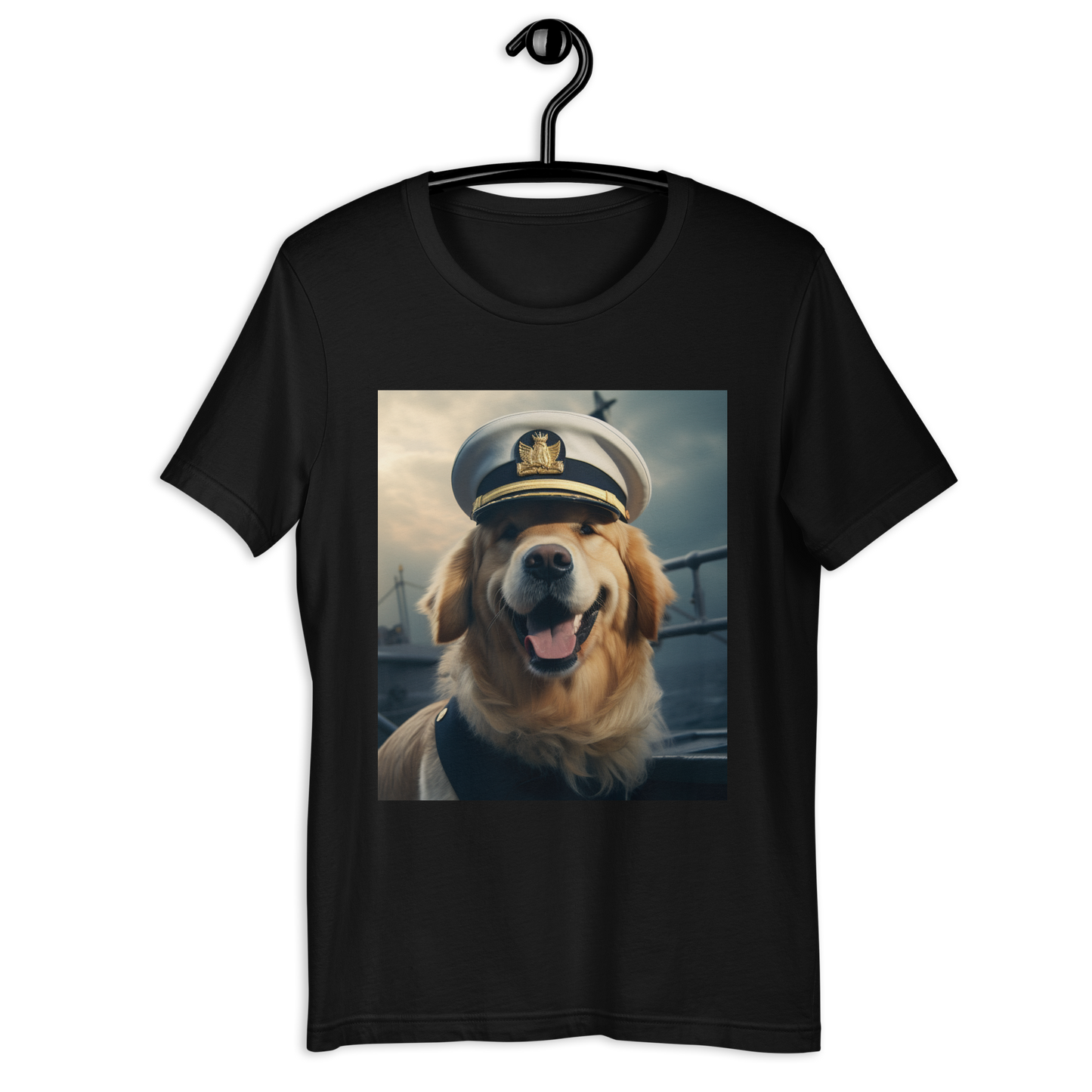 Golden Retriever NavyOfficer Unisex t-shirt