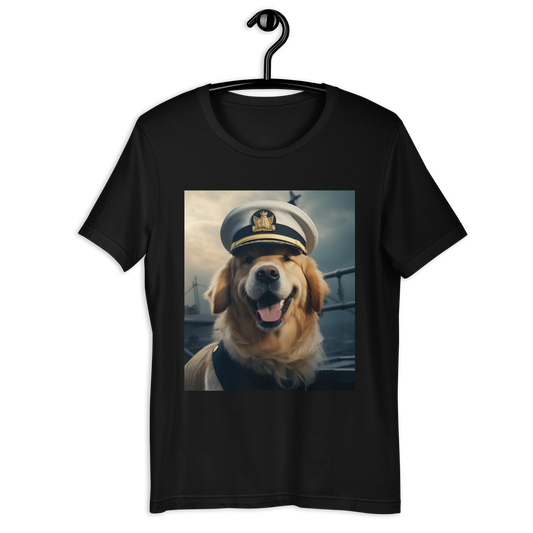 Golden Retriever NavyOfficer Unisex t-shirt