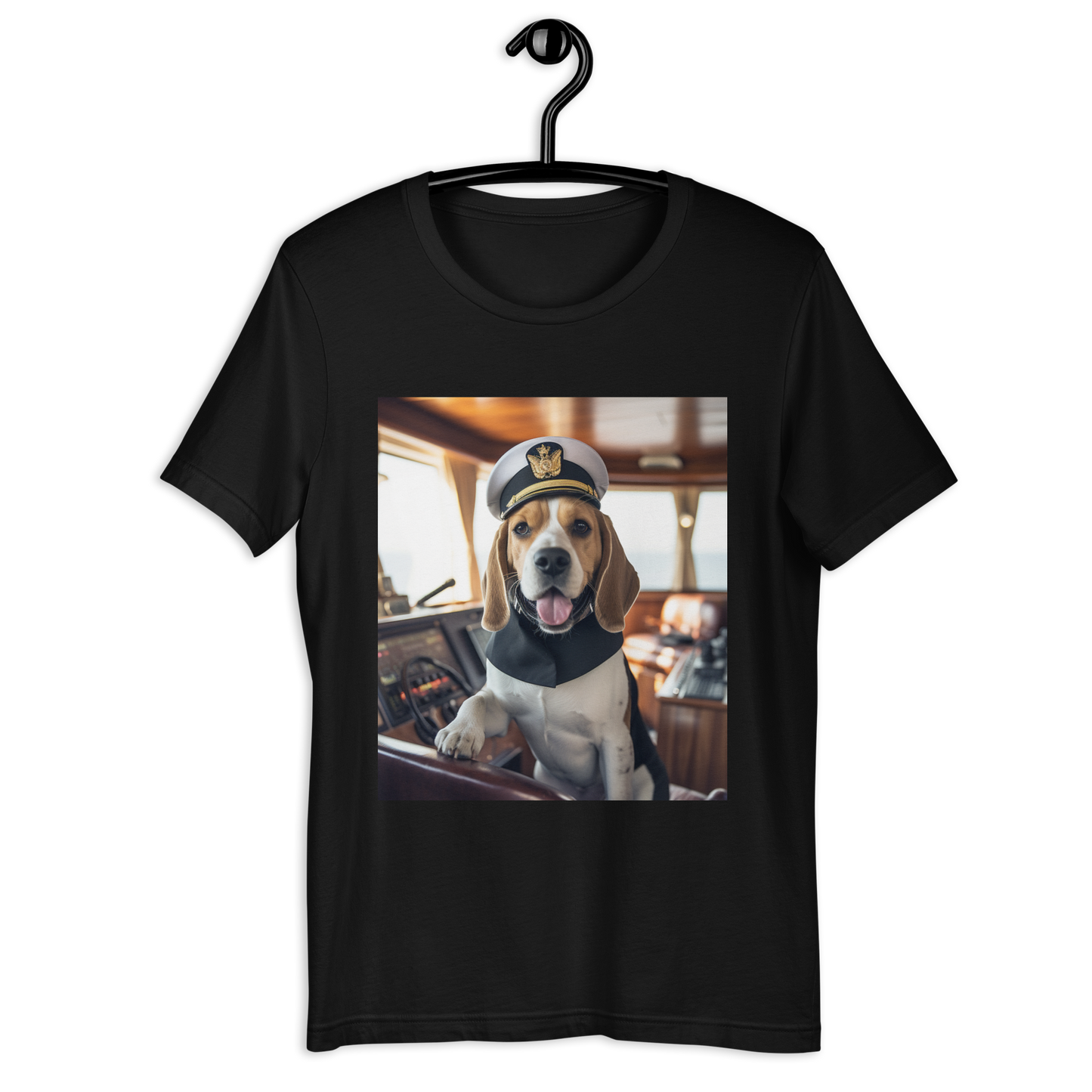 Beagle NavyOfficer Unisex t-shirt