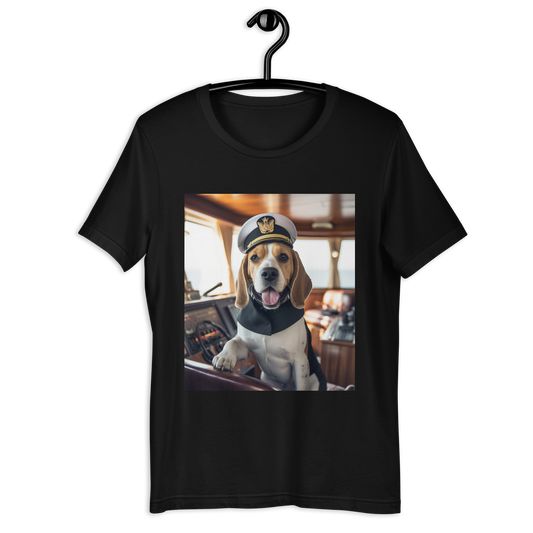 Beagle NavyOfficer Unisex t-shirt