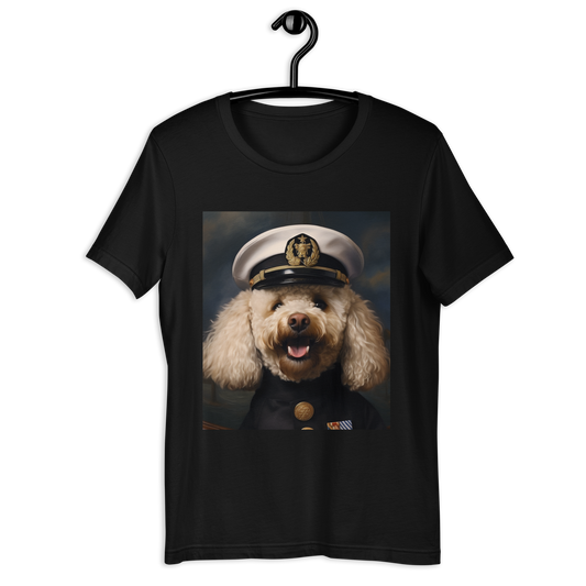 Poodle NavyOfficer Unisex t-shirt