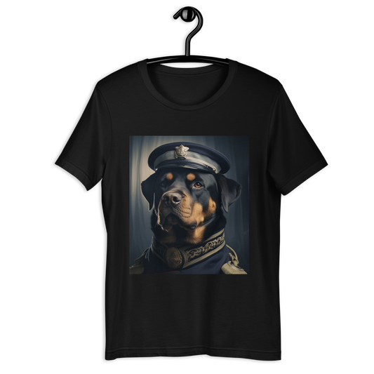 Rottweiler NavyOfficer Unisex t-shirt