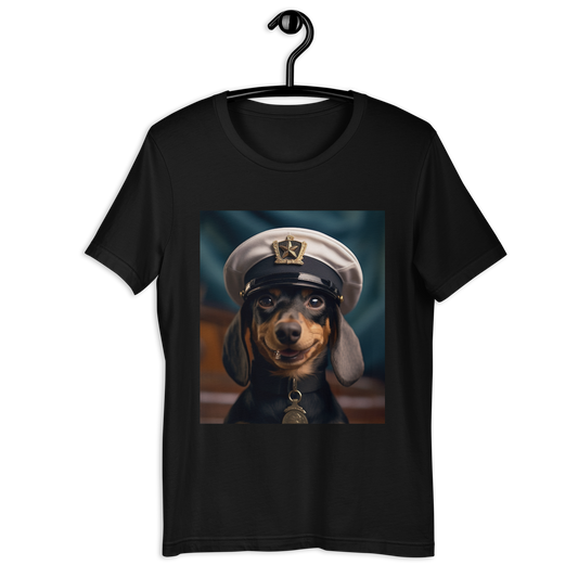 Dachshund NavyOfficer Unisex t-shirt