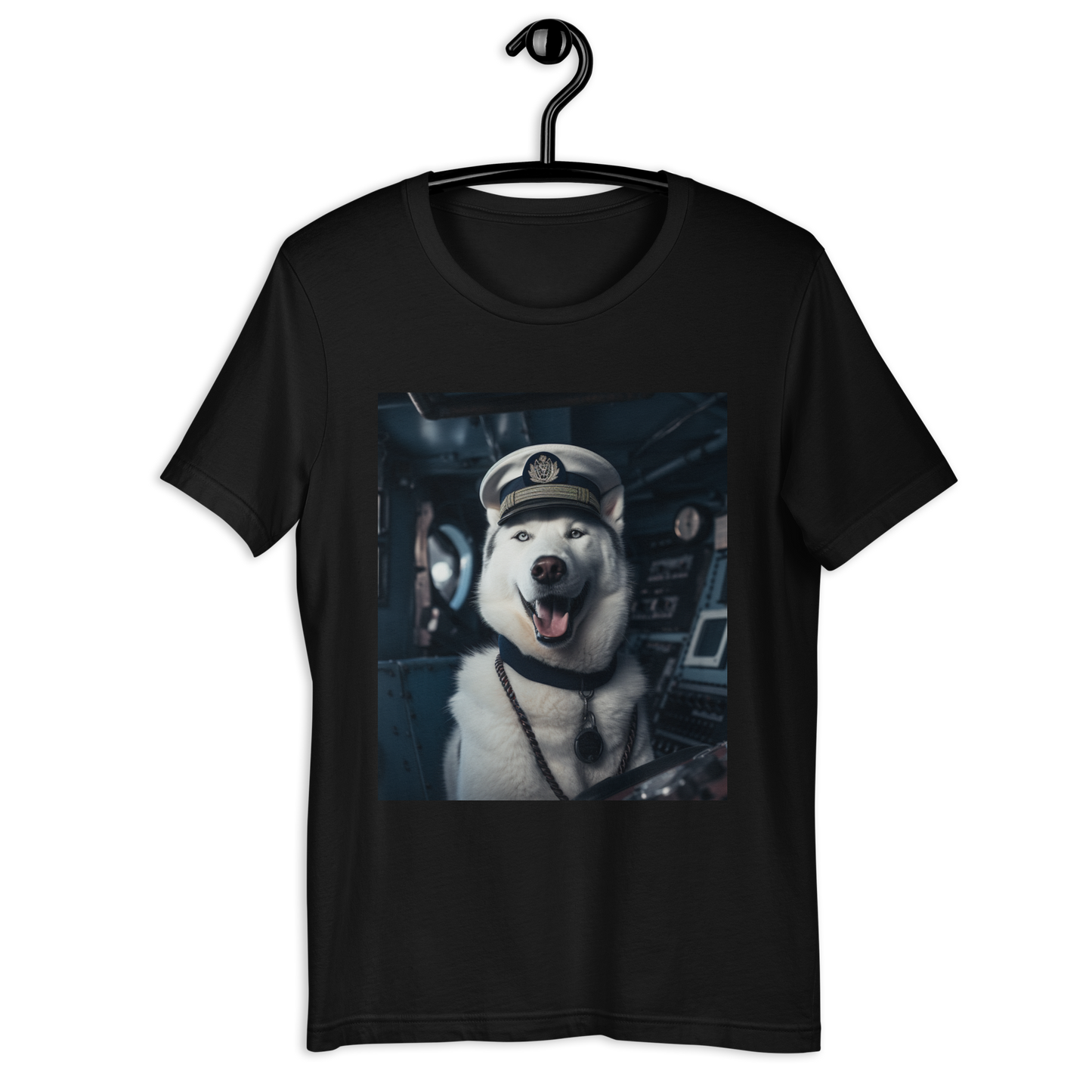 Siberian Husky NavyOfficer Unisex t-shirt