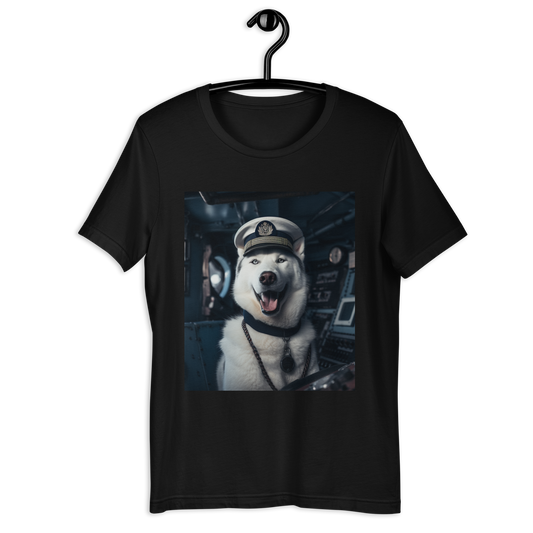 Siberian Husky NavyOfficer Unisex t-shirt