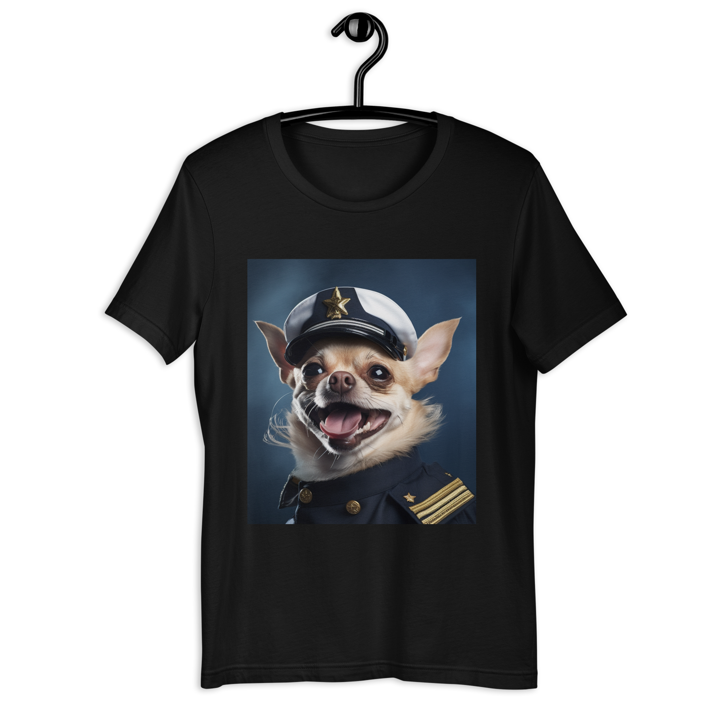 Chihuahua NavyOfficer Unisex t-shirt